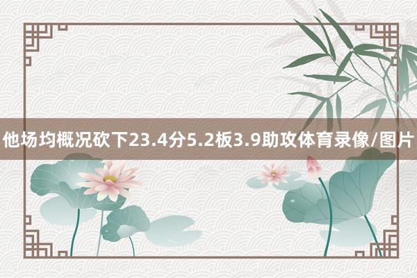 他场均概况砍下23.4分5.2板3.9助攻体育录像/图片